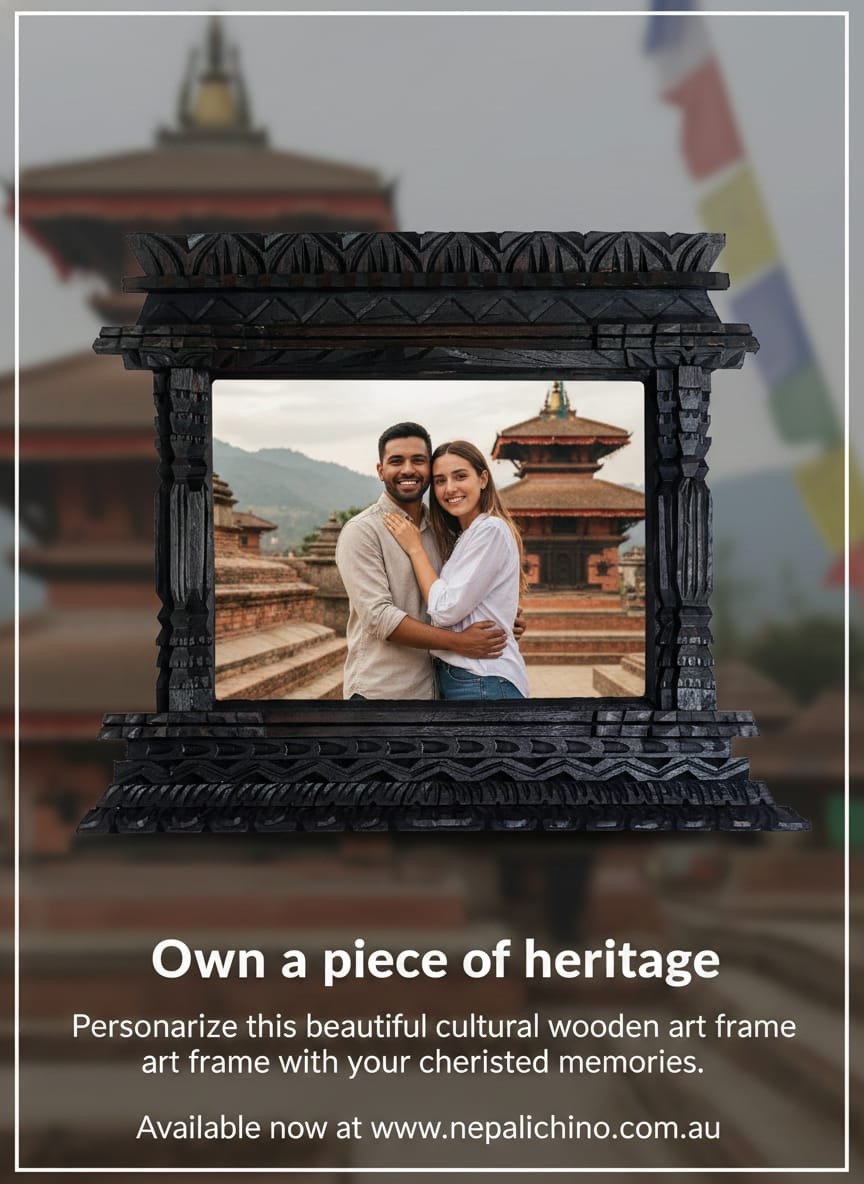 Handcrafted Newari Wodden Frame